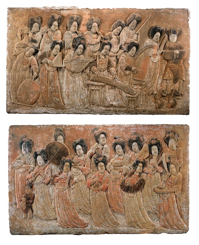 乐鱼官网五代《浮雕散乐图》领衔看凝固在曲阳石雕中的汗青霎时(图4)