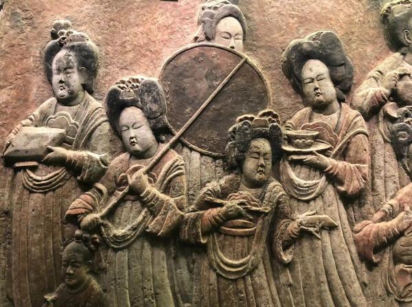 乐鱼官网五代《浮雕散乐图》领衔看凝固在曲阳石雕中的汗青霎时(图7)