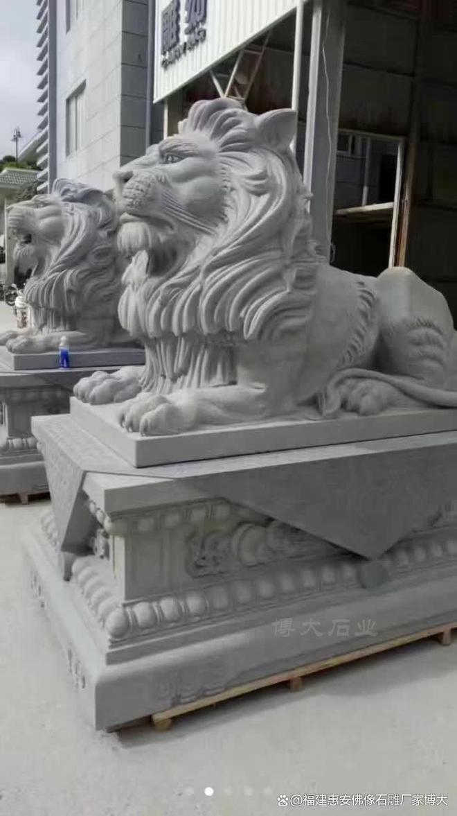 leyu官方网站石雕港币狮在寺庙中的粉饰意义