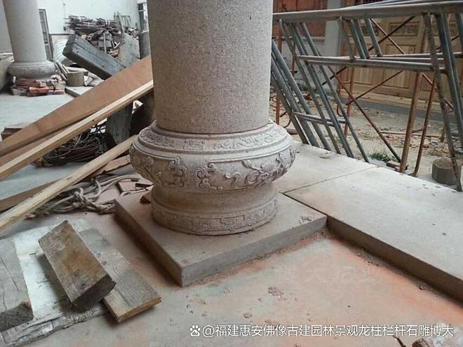 乐鱼网站石雕柱墩雕琢中的刀法使用